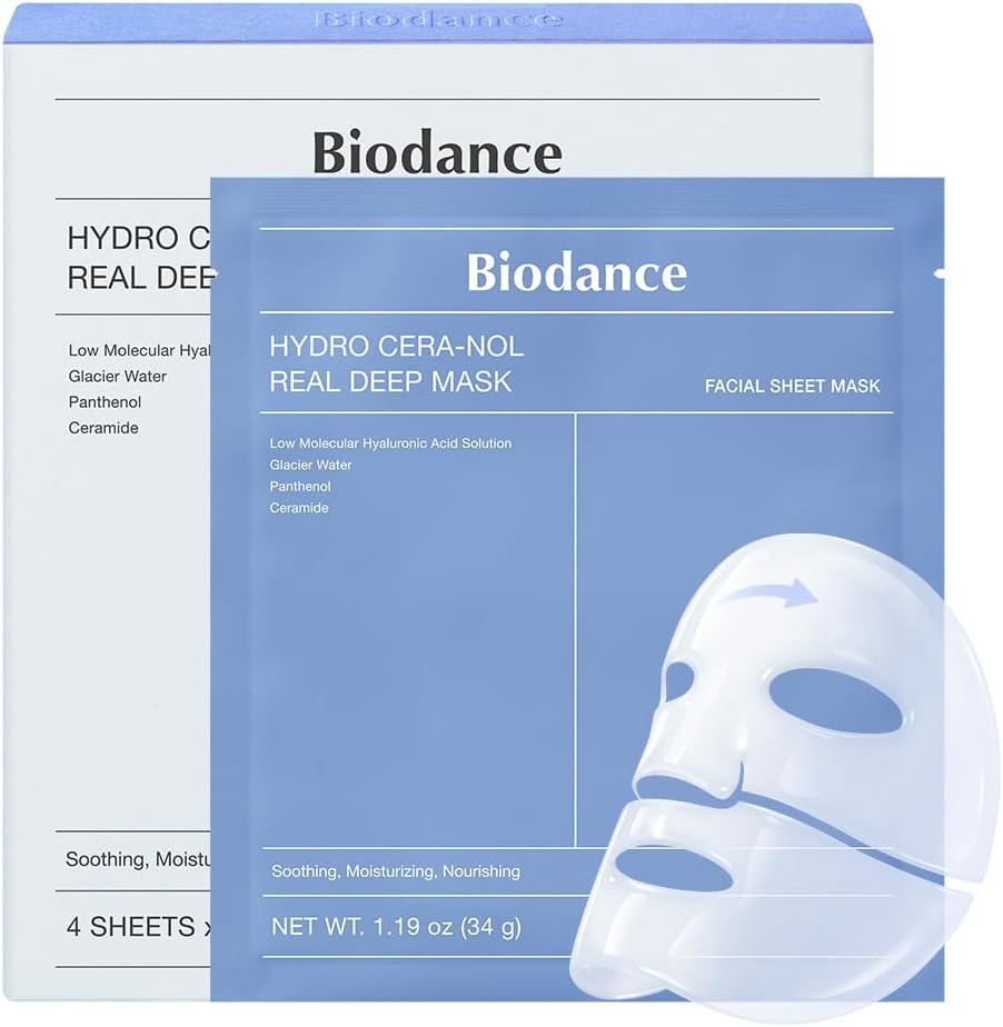 BIODANCE Hydro Cera-nol Real Deep Mask 1.19oz(34g) x4ea
