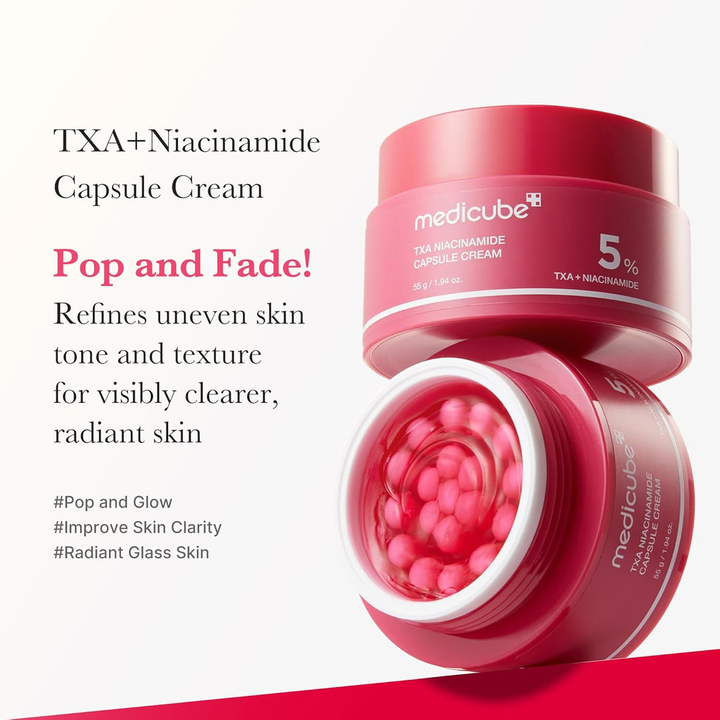 Medicube TXA Niacinamide Capsule Cream Korean Skincare, 1.94 oz
