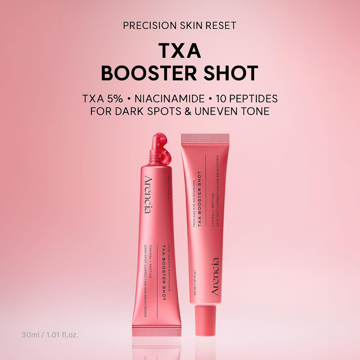 Arencia TXA Booster Serum with 5% Tranexamic Acid & Peptides, 30 mL
