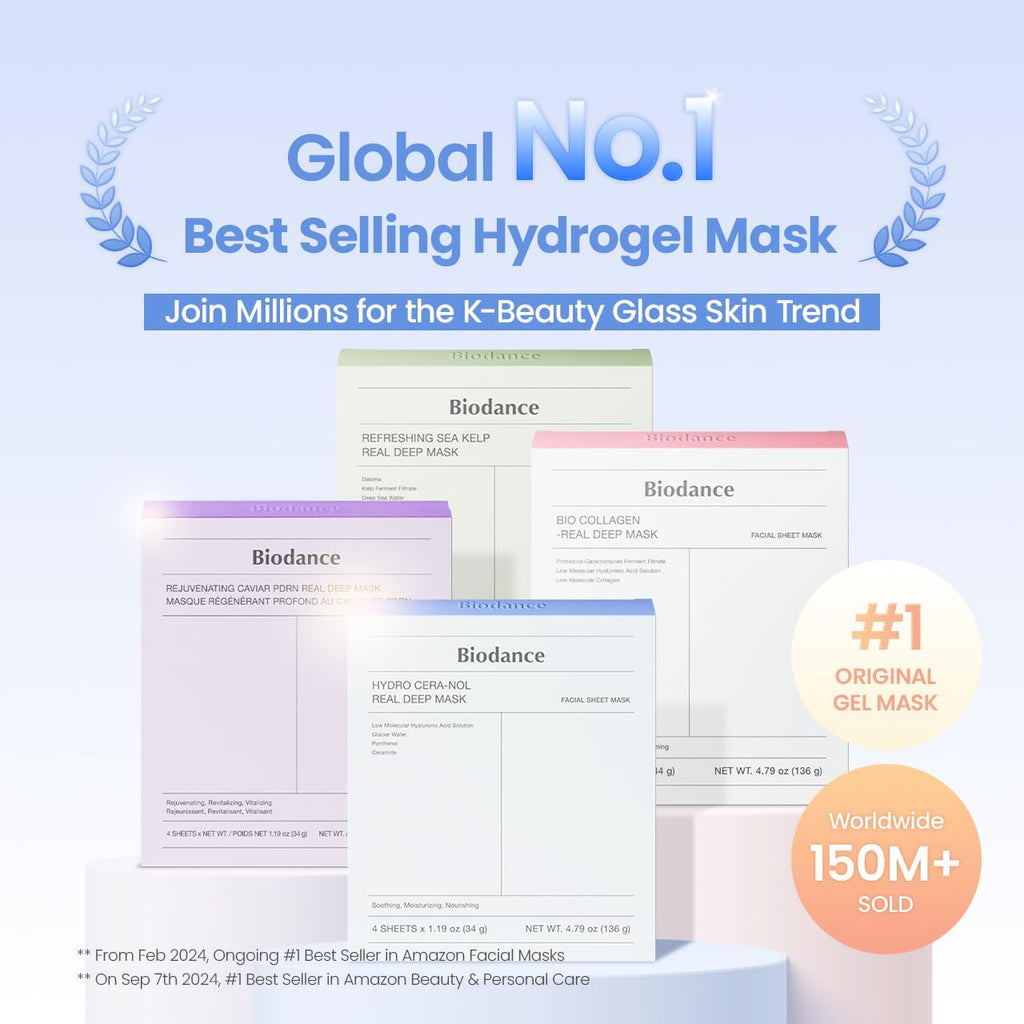 BIODANCE Hydro Cera-nol Real Deep Mask 1.19oz(34g) x4ea